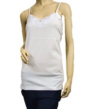 Ladies White Vest Cotton Vest