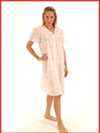 Ladies Nightie Polycotton V-Neck