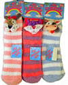 Kids 3D Novelty Furry Socks 4-6